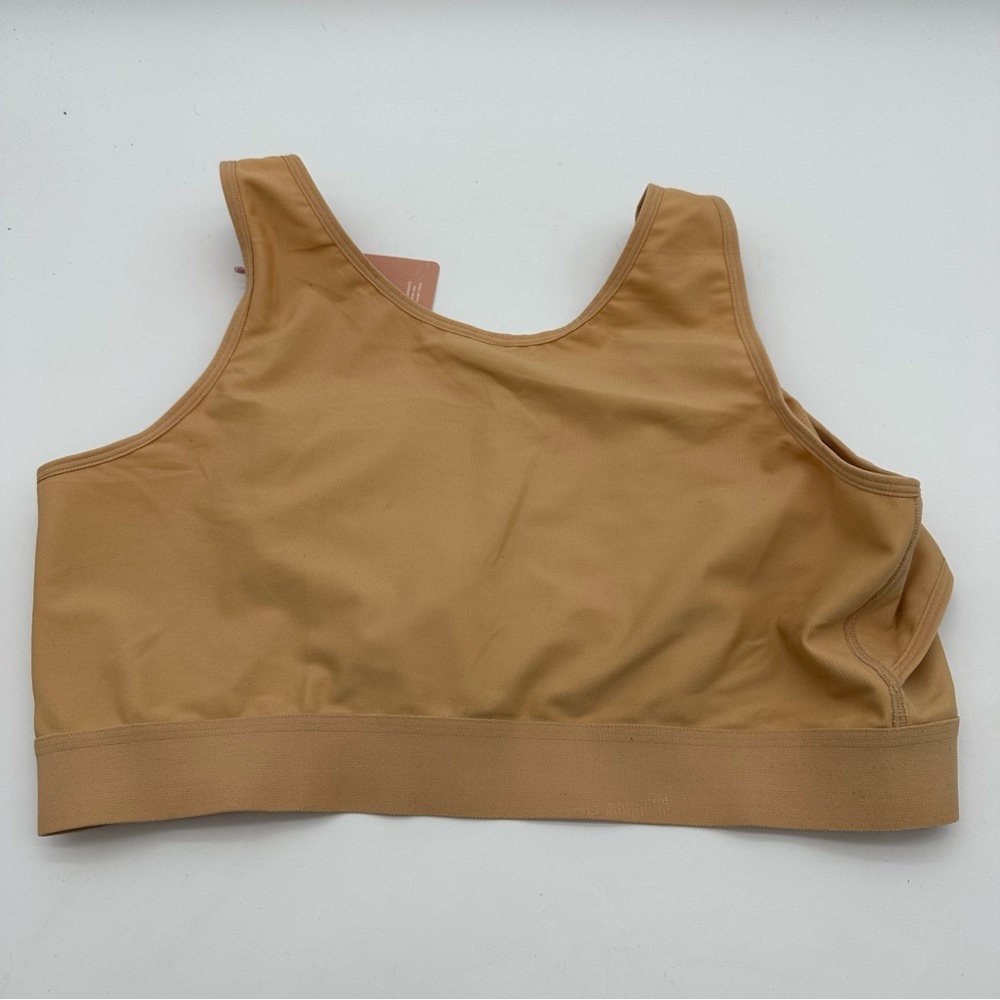 Feelingirl Post-surgical Full Coverage Tan Support Bra - Picture 3 of 9